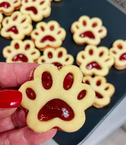 Linzer cookie cutter - Paw