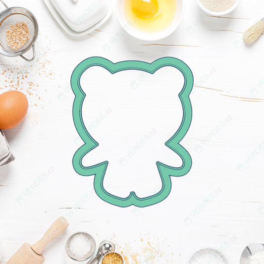 Cookie cutter Teddy bear outline