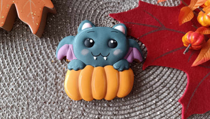 Bat and pumpkin cookie cutter