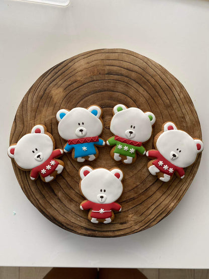 Teddy bear cookie cutter