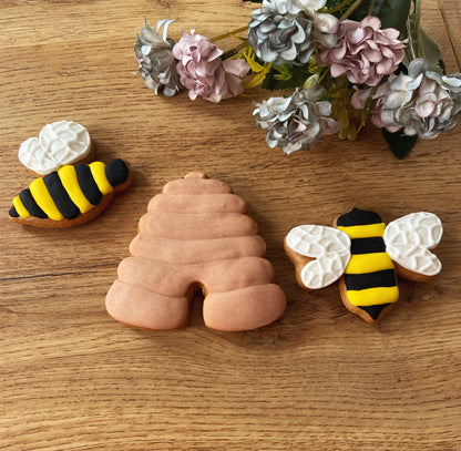 Bee hive cookie cutter 