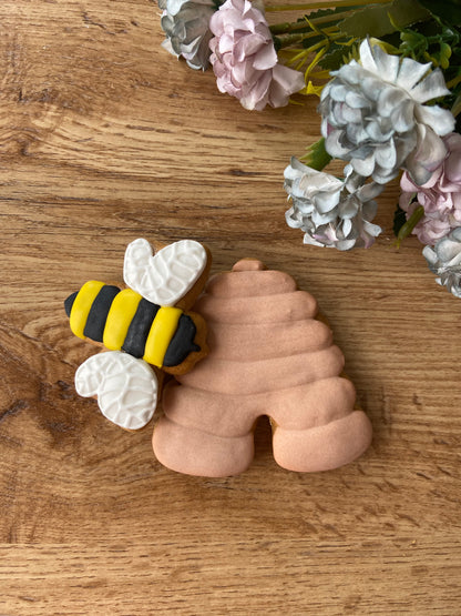 Bee hive cookie cutter 