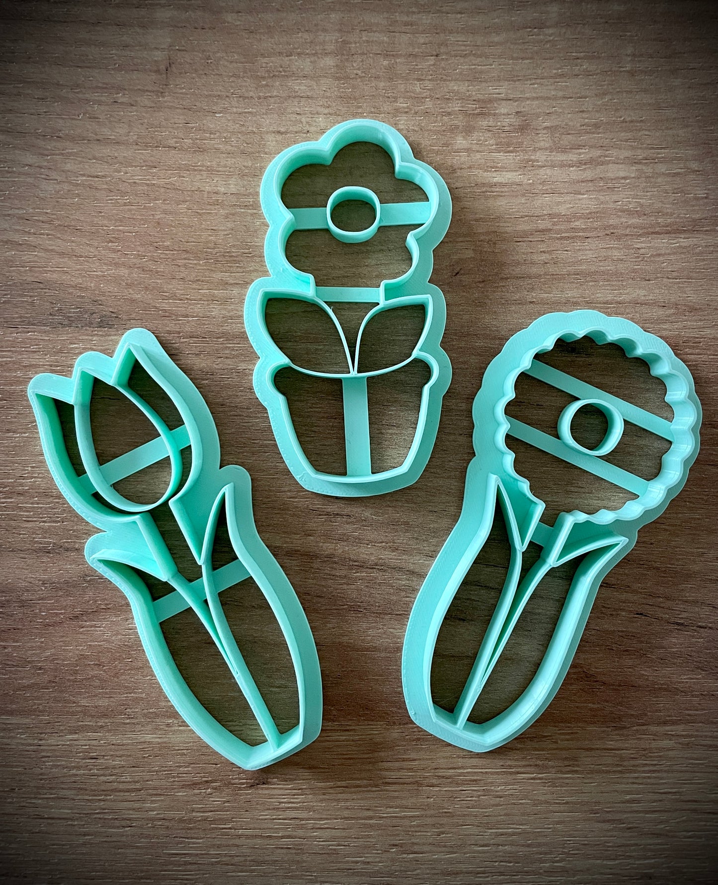 Flower in a pot cookie cutter