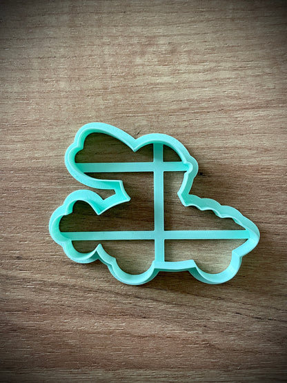 Cookie cutter Hare in the car